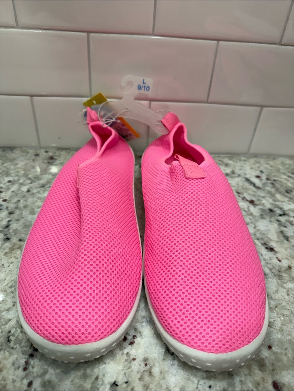 Sun Squad Bright Pink Slip-On Mesh Woman’s Water Shoes - NWT